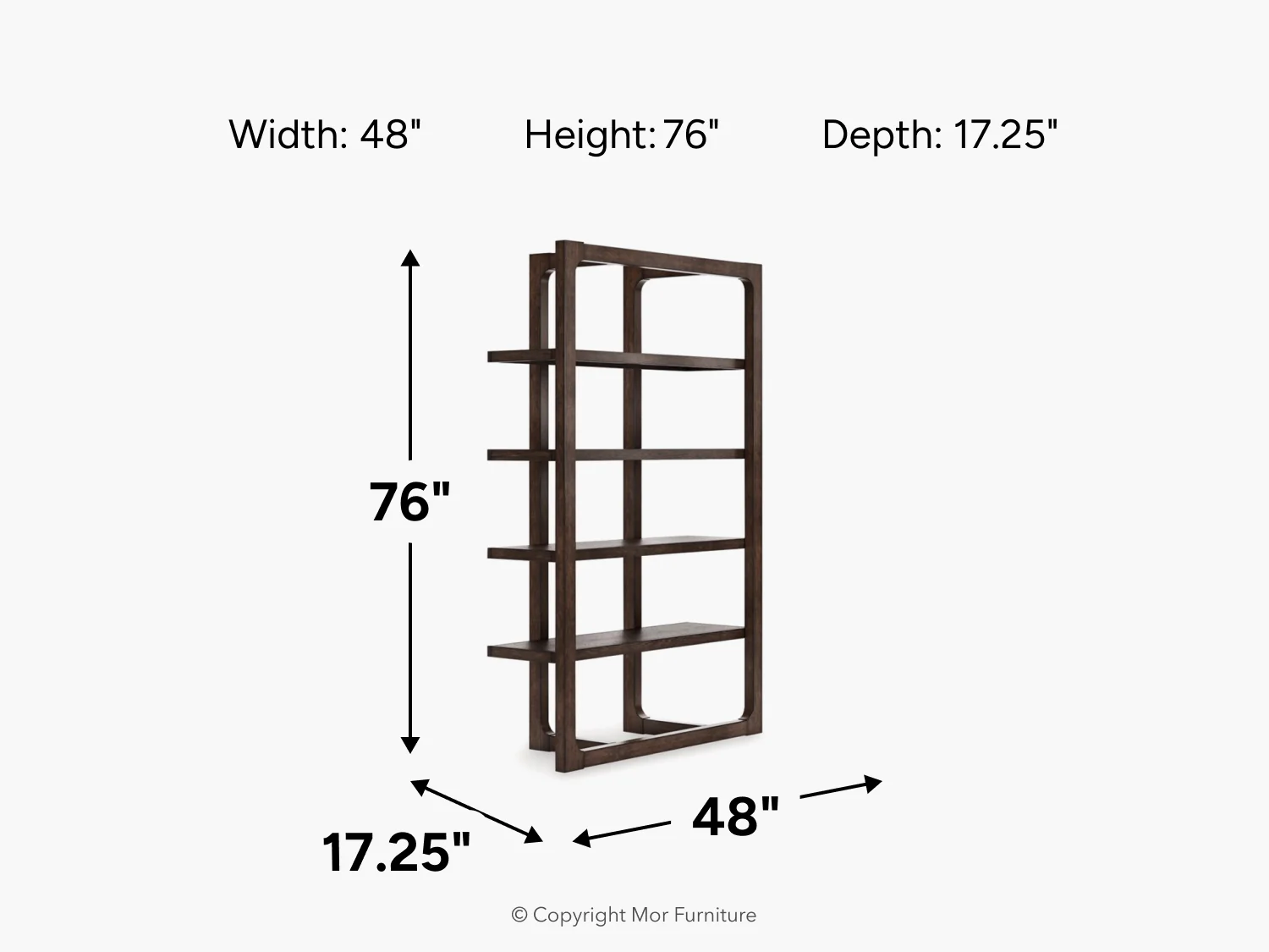 Breckington Bookcase - Image 5