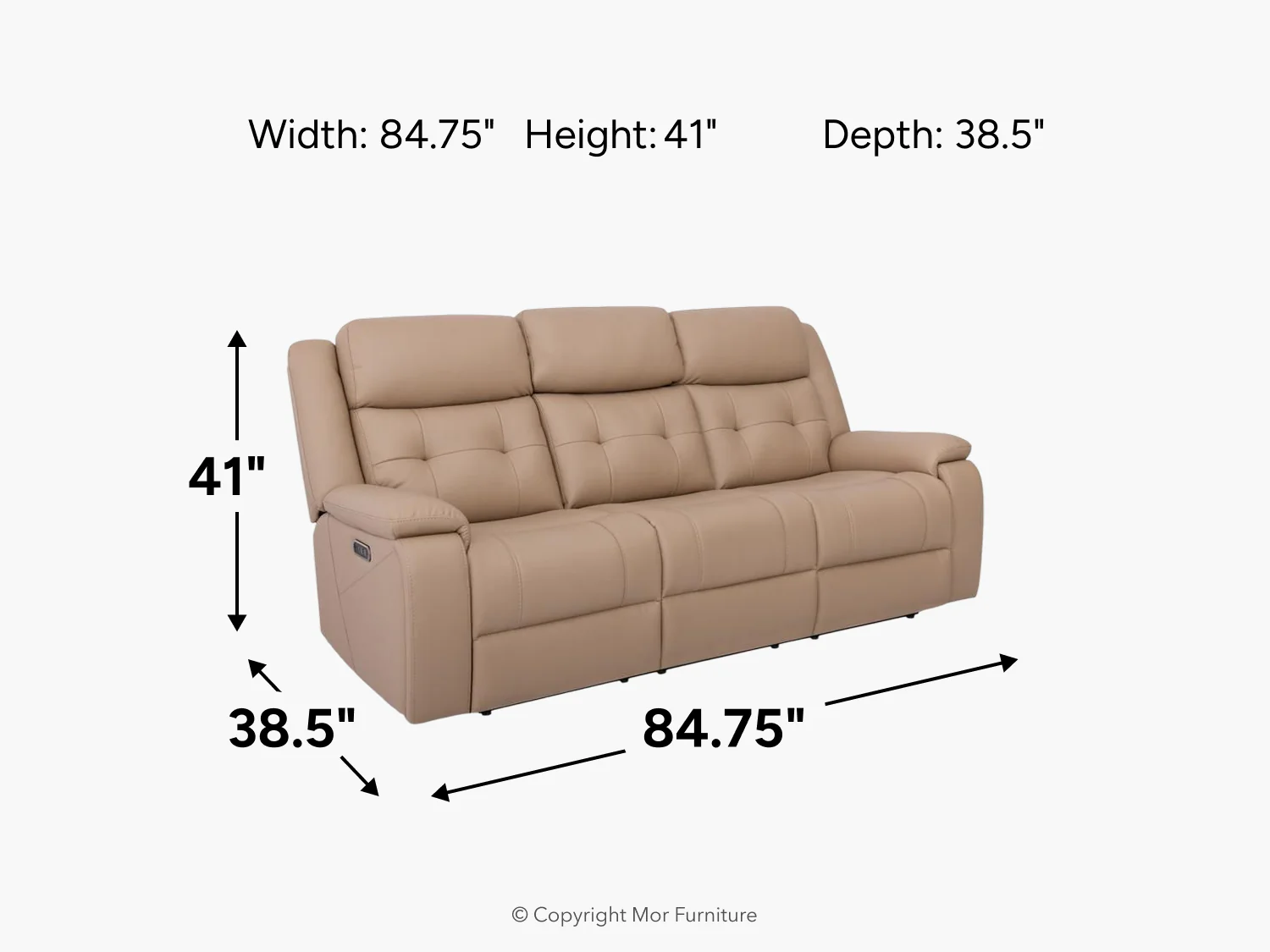 Bremen 2 Power Sofa - Image 18