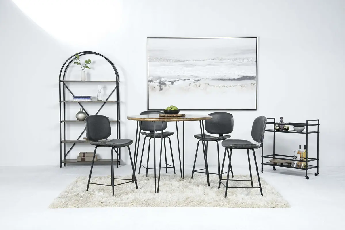 Brennan Round Counter Height Dining Table & 4 Stools - Image 6