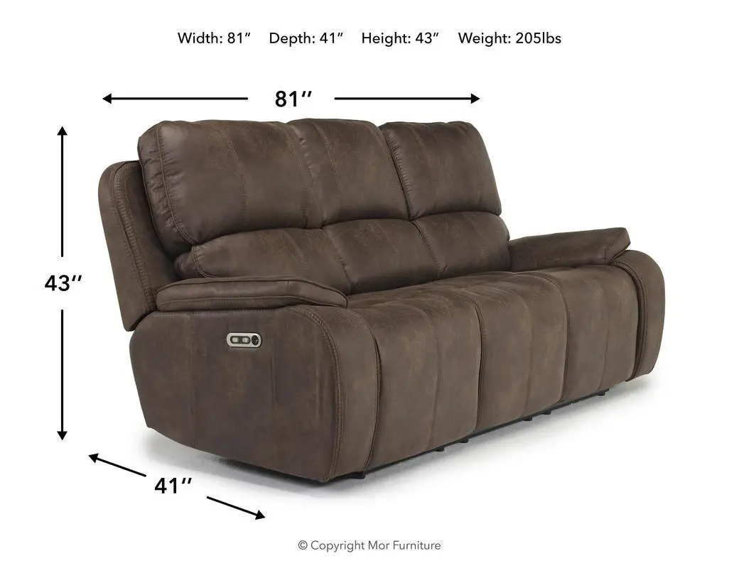 Brookings 2 Power Sofa - Image 13
