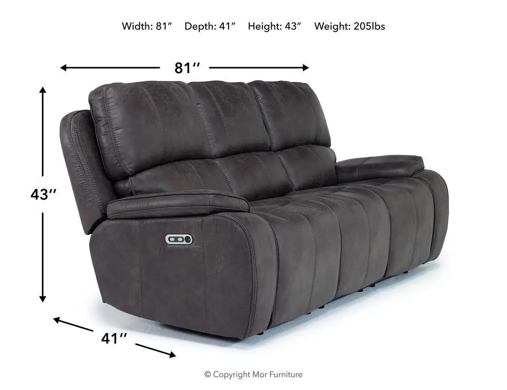 Brookings 2 Power Sofa - Image 6