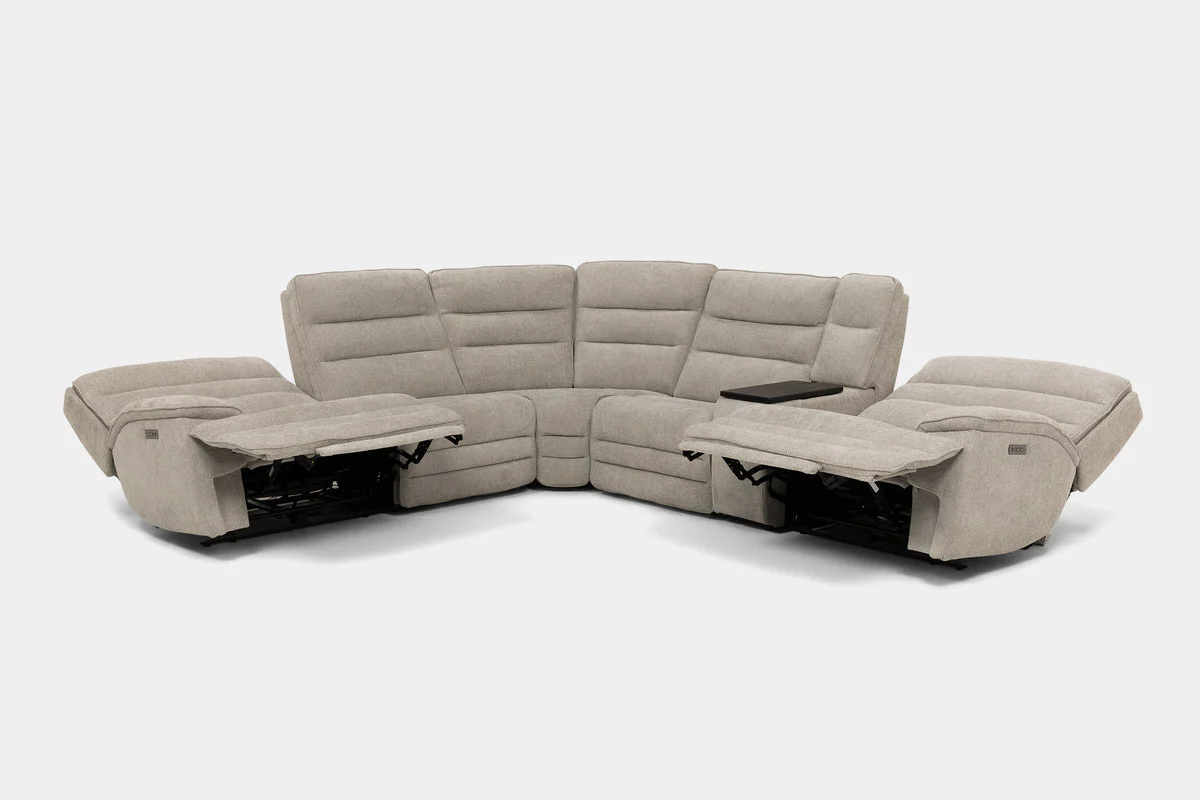 Bryant 6 Piece 2 Power Sectional - Image 4