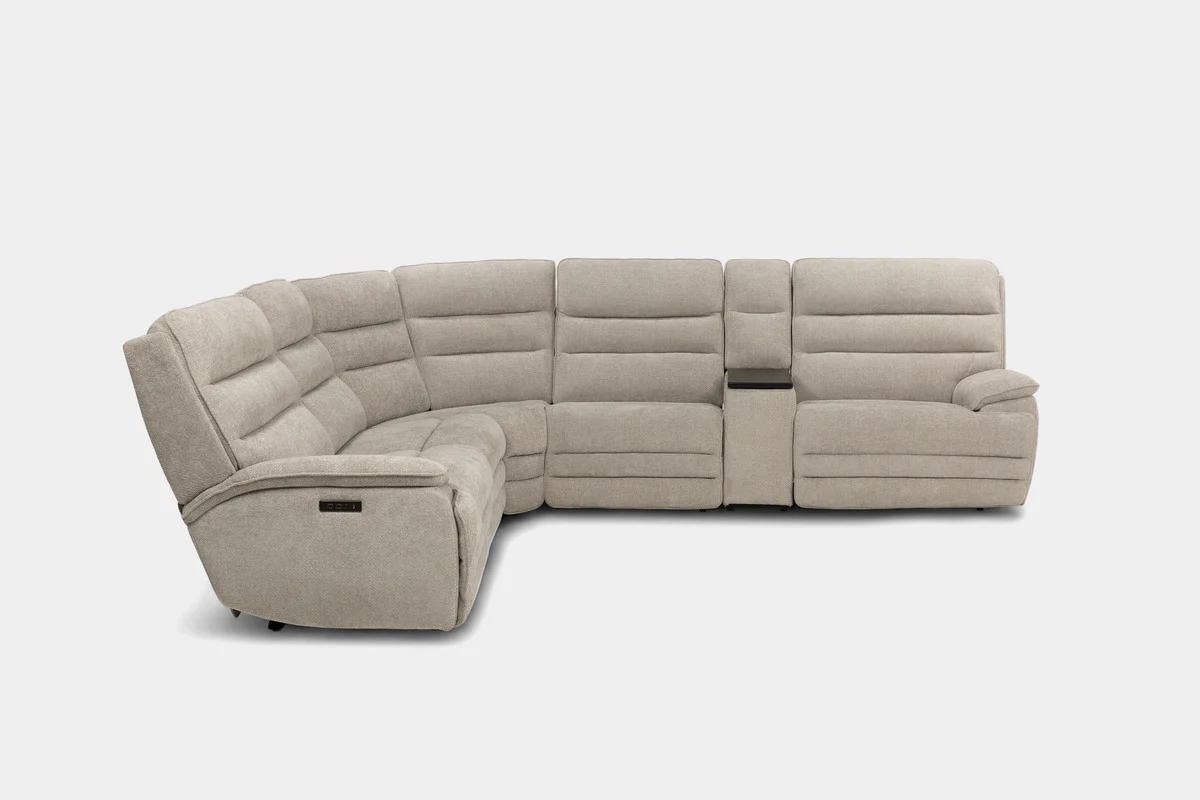 Bryant 6 Piece 2 Power Sectional - Image 5