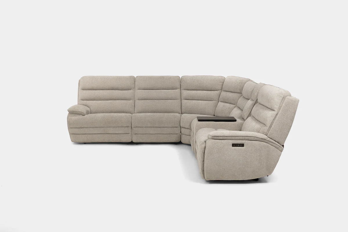 Bryant 6 Piece 2 Power Sectional - Image 6