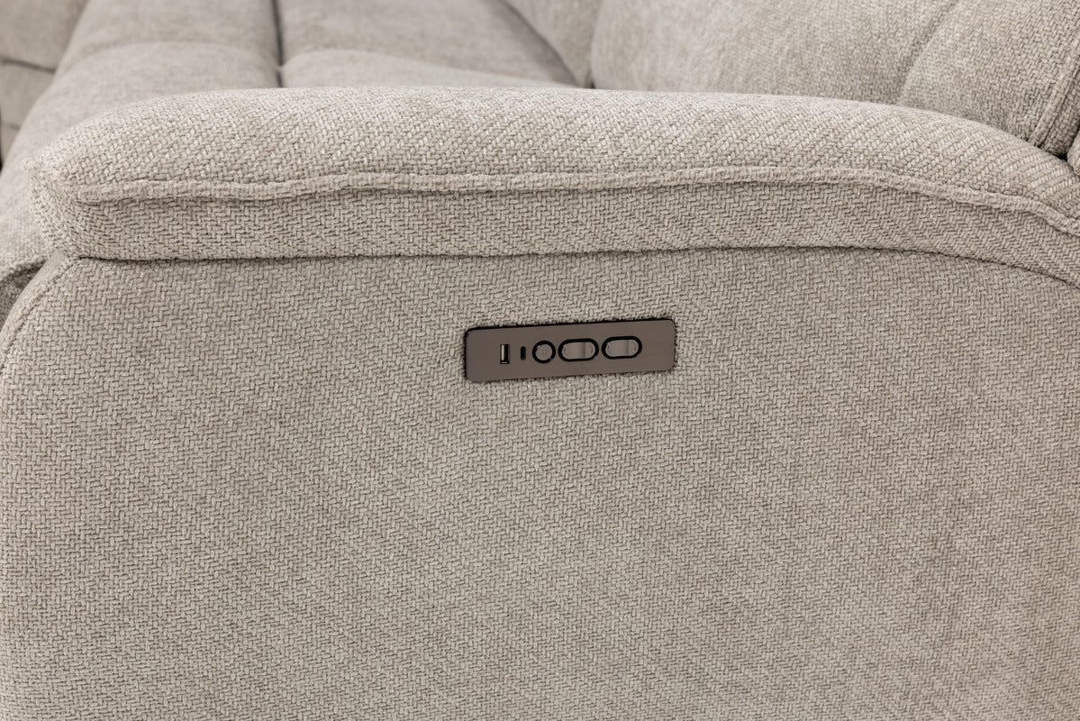 Bryant 6 Piece 2 Power Sectional With 2 Power Armless Recliner - Image 10
