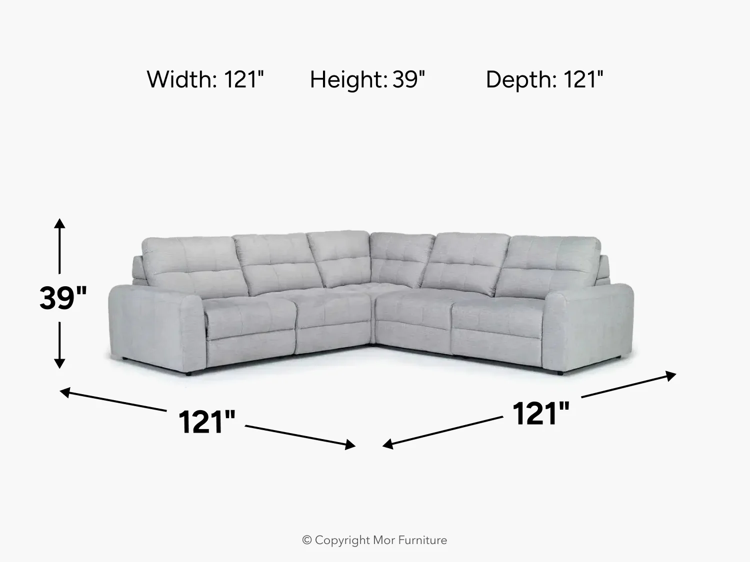 Bryce 5 Piece Power Sectional - Image 9