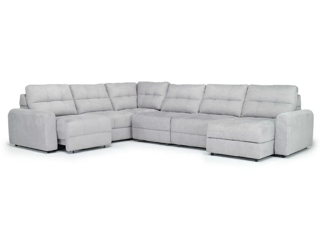 Bryce 6 Piece Power Sliding Sectional With Chaise & Armless Slider - Image 10
