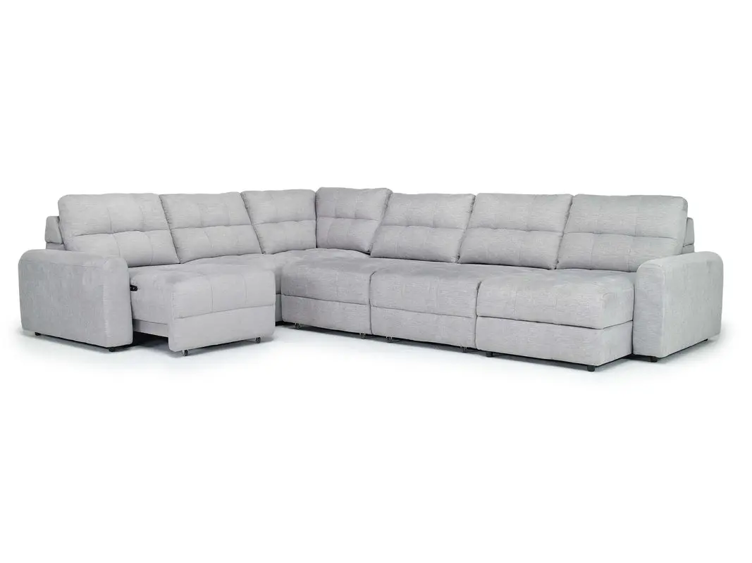 Bryce 6 Piece Power Sliding Sectional With Chaise & Armless Slider - Image 11
