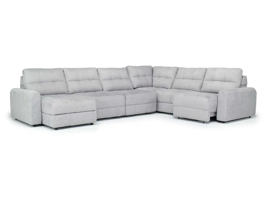 Bryce 6 Piece Power Sliding Sectional With Chaise & Armless Slider - Image 2
