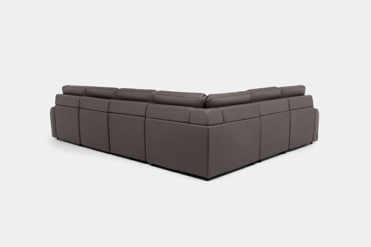 Bryce 6 Piece Power Sliding Sectional With Chaise & Armless Slider - Image 30