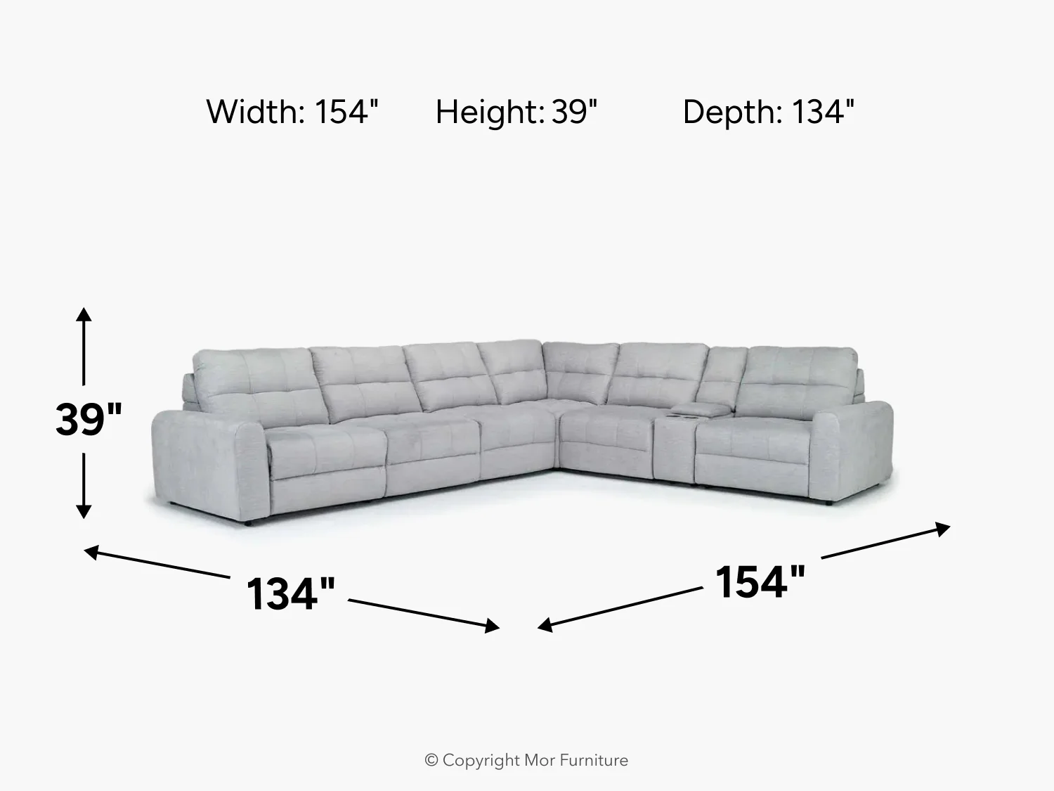 Bryce 7 Piece Power Sectional - Image 11