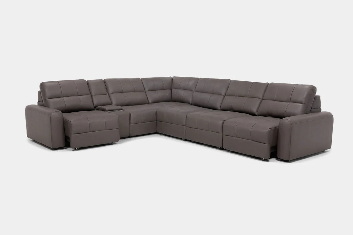 Bryce 7 Piece Power Sliding Sectional With Armless Slider - Image 13