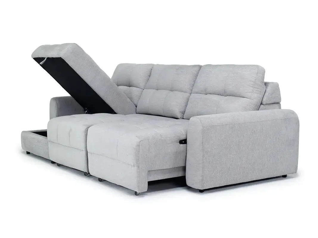 Bryce Power Slider Sofa Chaise - Image 4