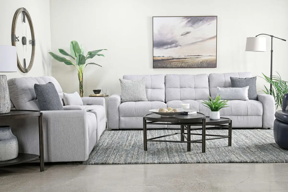Bryce Power Sliding Console Loveseat - Image 9