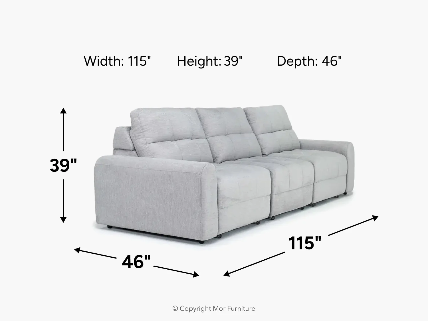 Bryce Power Sliding Sofa - Image 9