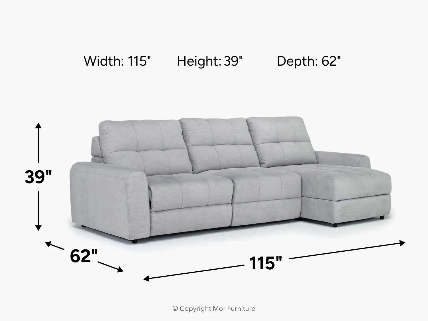 Bryce Power Sofa Chaise - Image 18