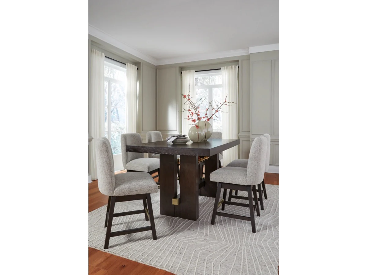 Burkhaus Counter Height Dining Table & 6 Stools - Image 8