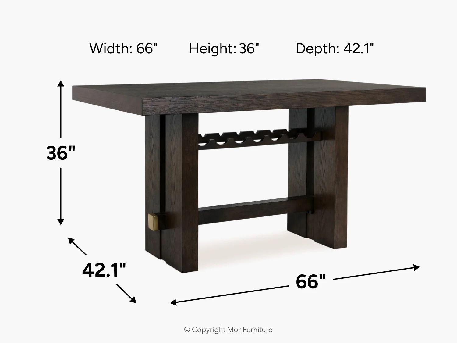 Burkhaus Counter Height Dining Table - Image 8