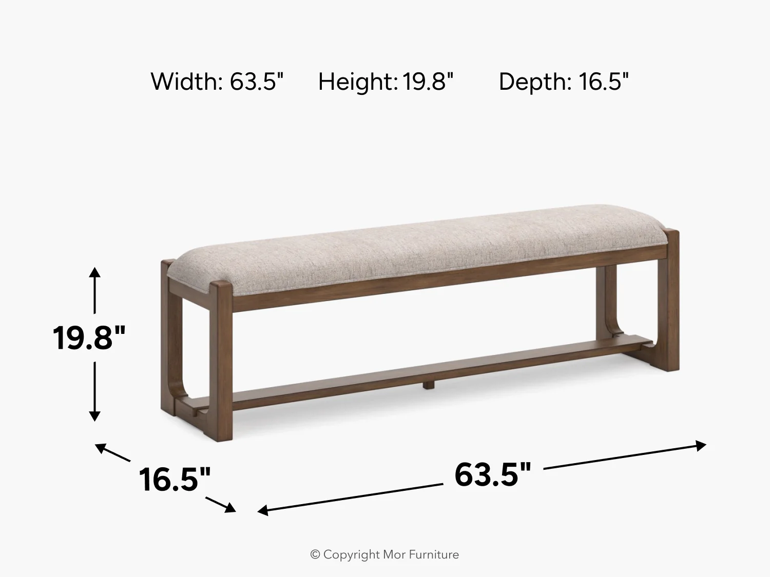 Cabalynn Dining Bench - Image 9
