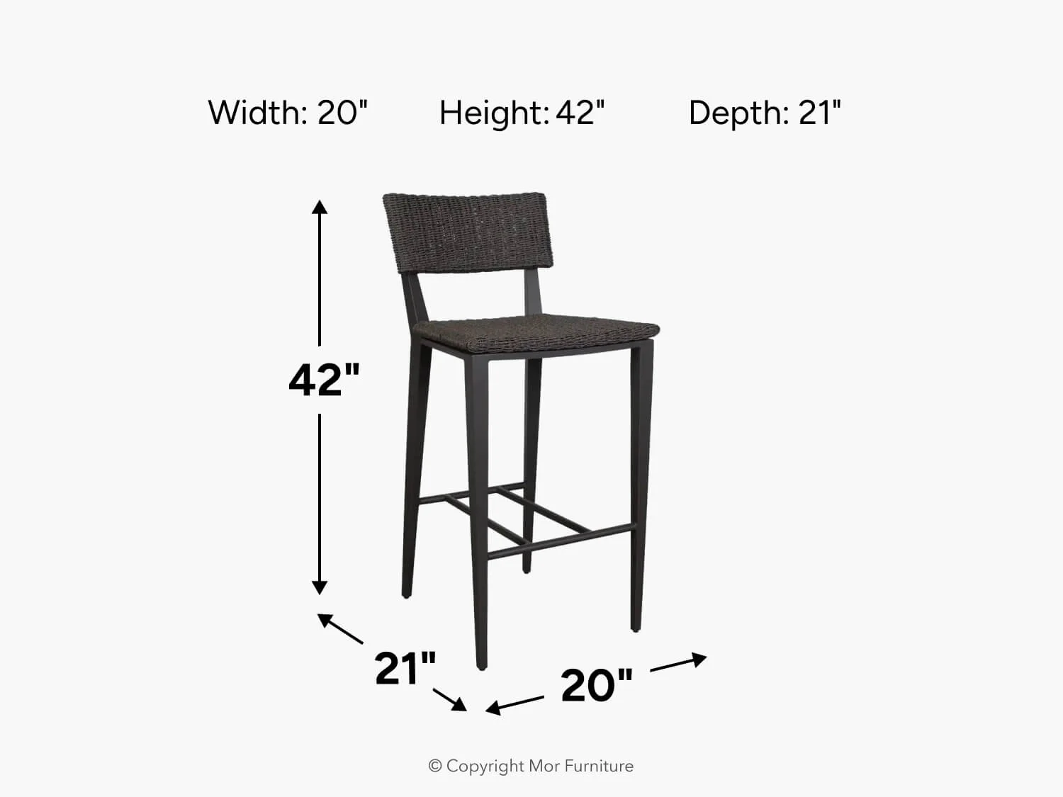Calbas Outdoor Barstool - Image 18