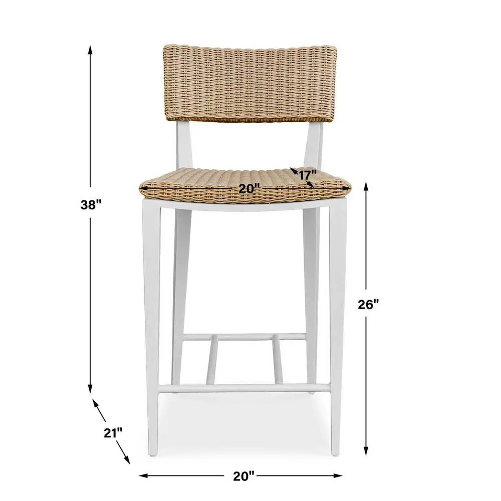 Calbas Outdoor Counter Height Stool - Image 15
