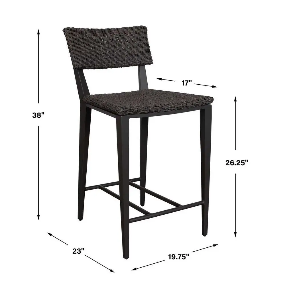 Calbas Outdoor Counter Height Stool - Image 7