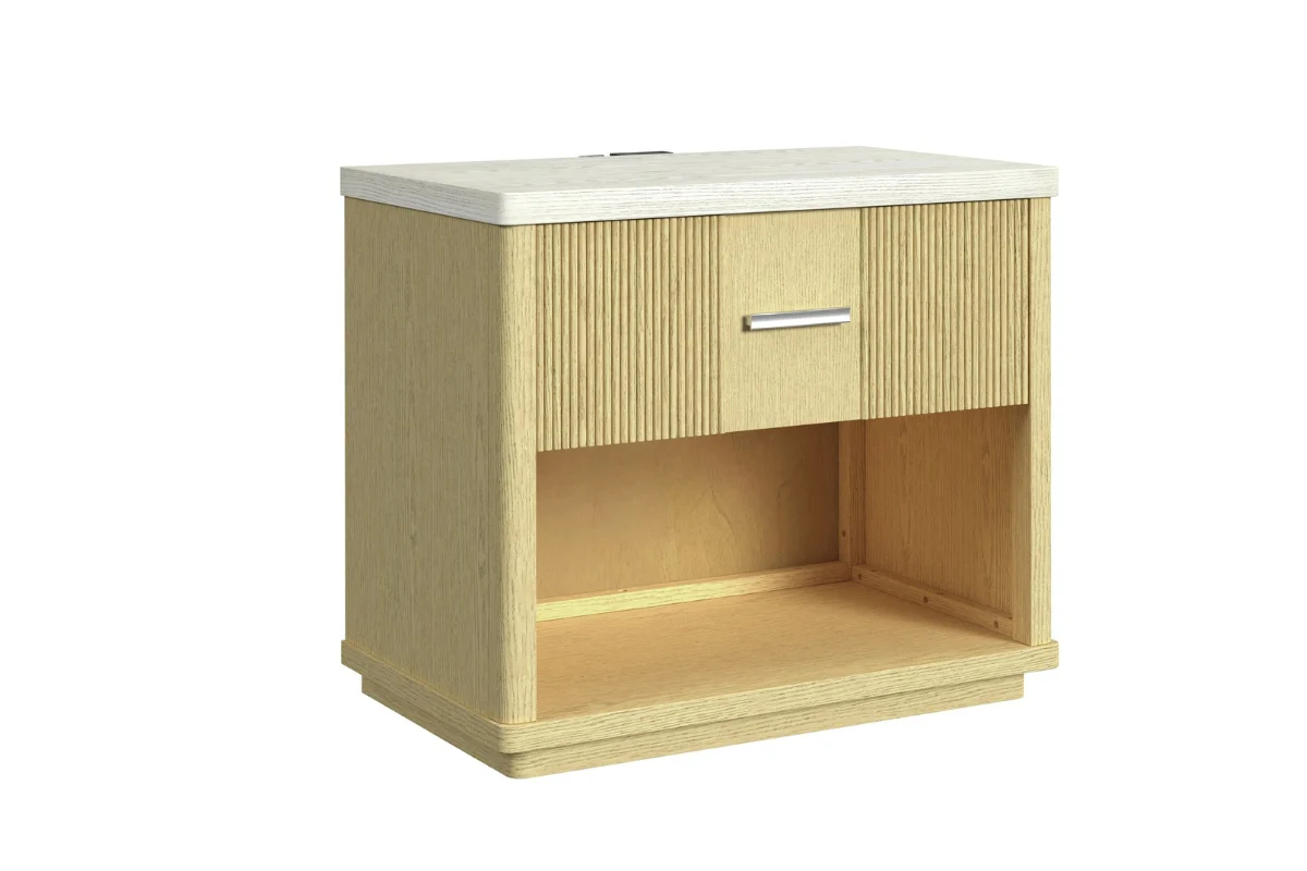 Cambrie Upholstered Panel Bed & Dresser & Mirror & Nightstand - Image 8