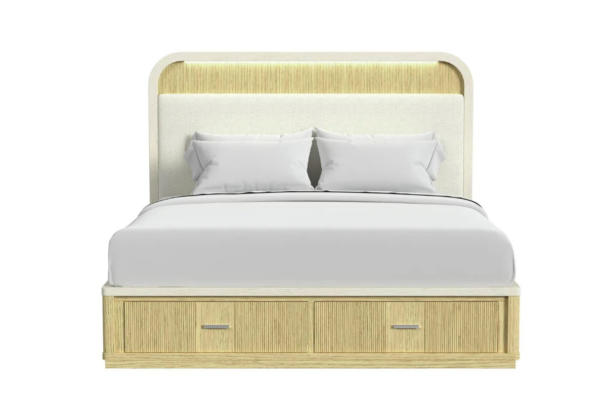 Cambrie Upholstered Panel Bed