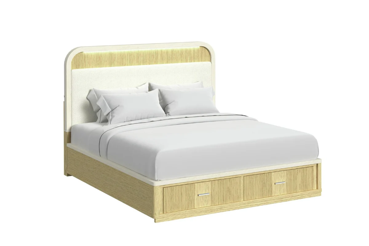 Cambrie Upholstered Panel Bed - Image 2