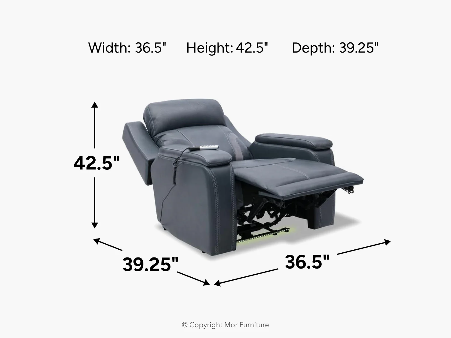 Caney 2 Power Theater Recliner - Image 5