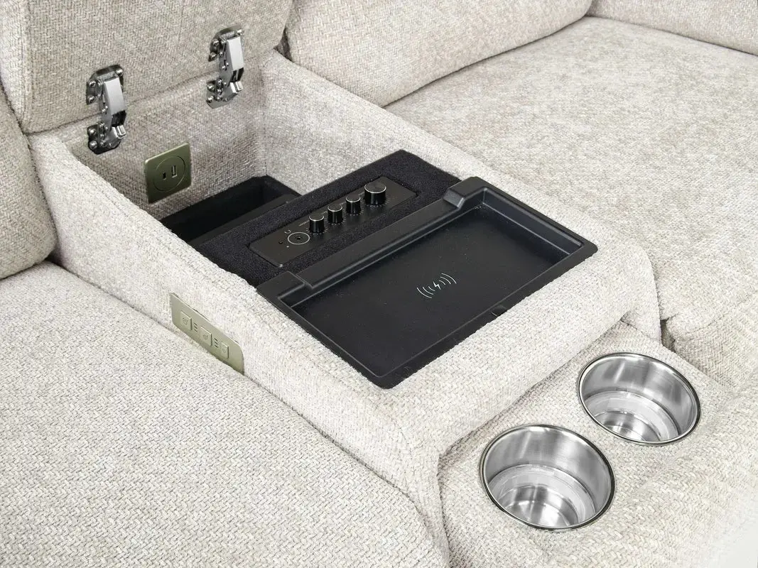 Cannes 3 Power Theater Sofa & Console Loveseat - Image 29