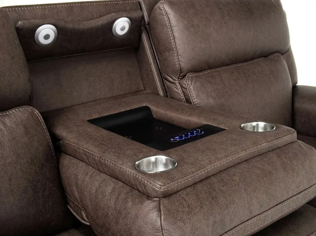 Cannes 3 Power Theater Sofa - Image 22