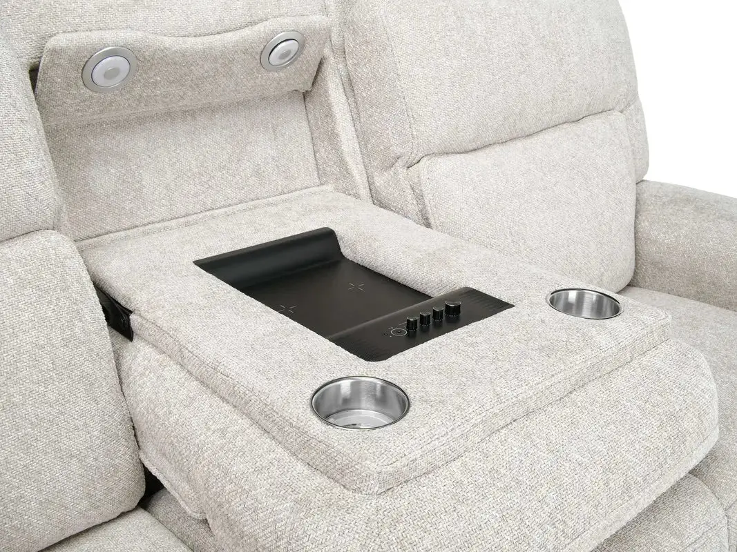 Cannes 3 Power Theater Sofa - Image 7