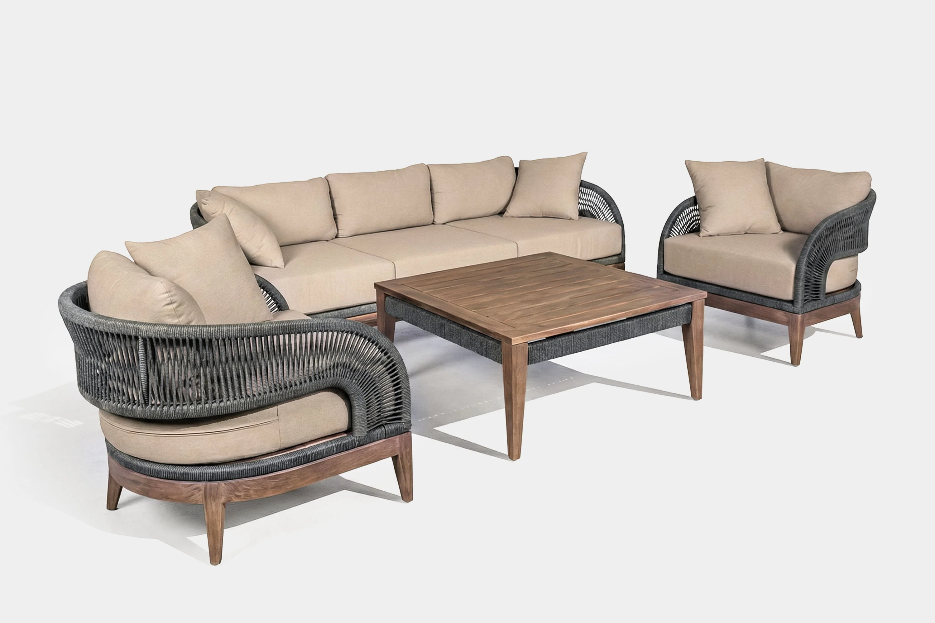 Capri Outdoor 4 Piece Patio Set - Image 13