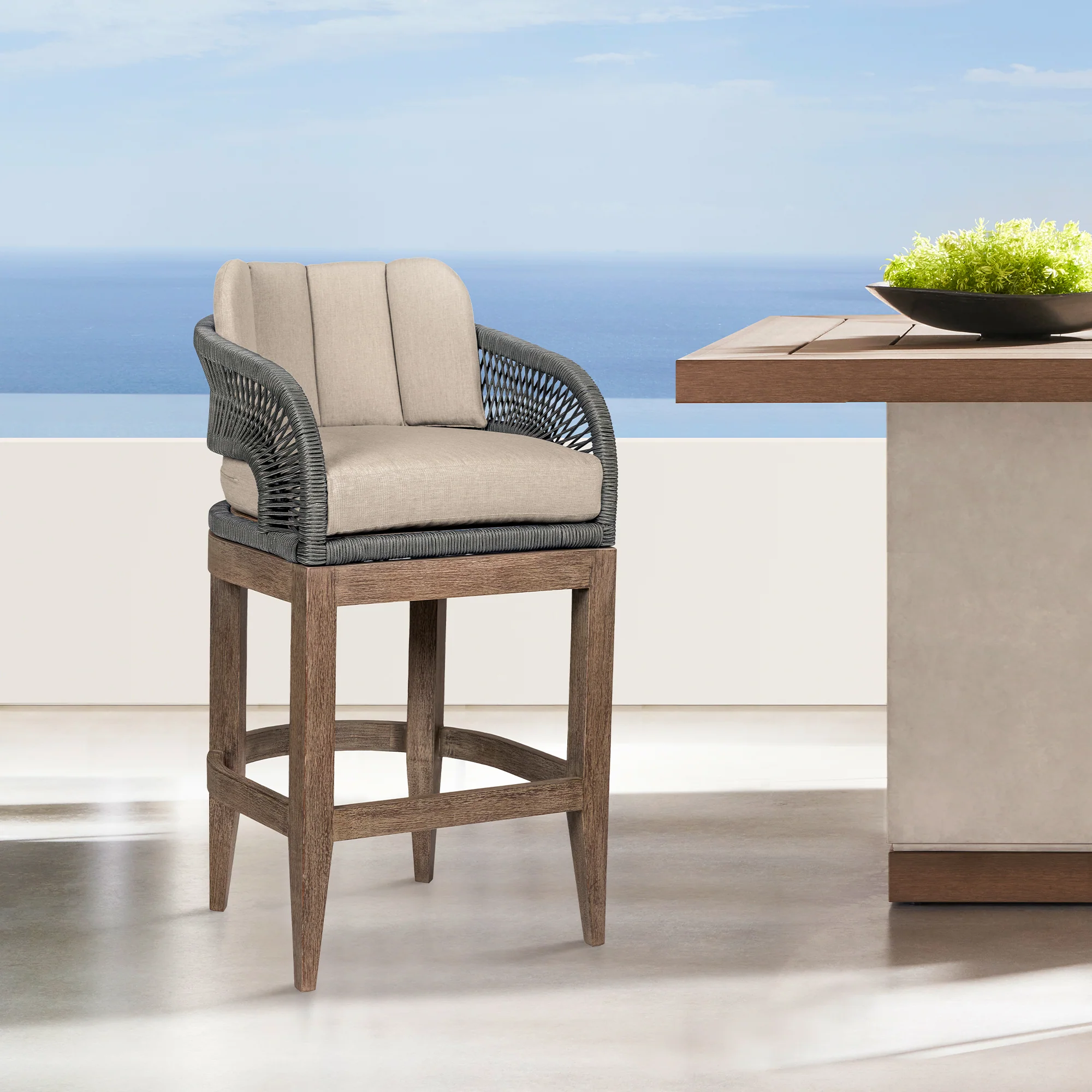 Capri Outdoor Barstool - Image 8