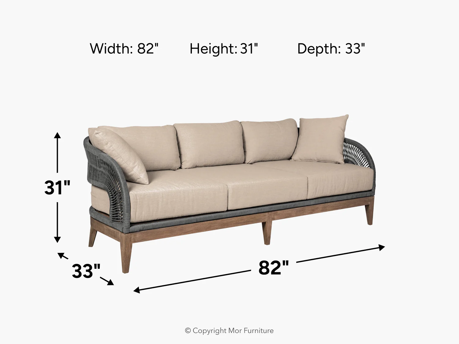 Capri Outdoor Sofa - Image 9