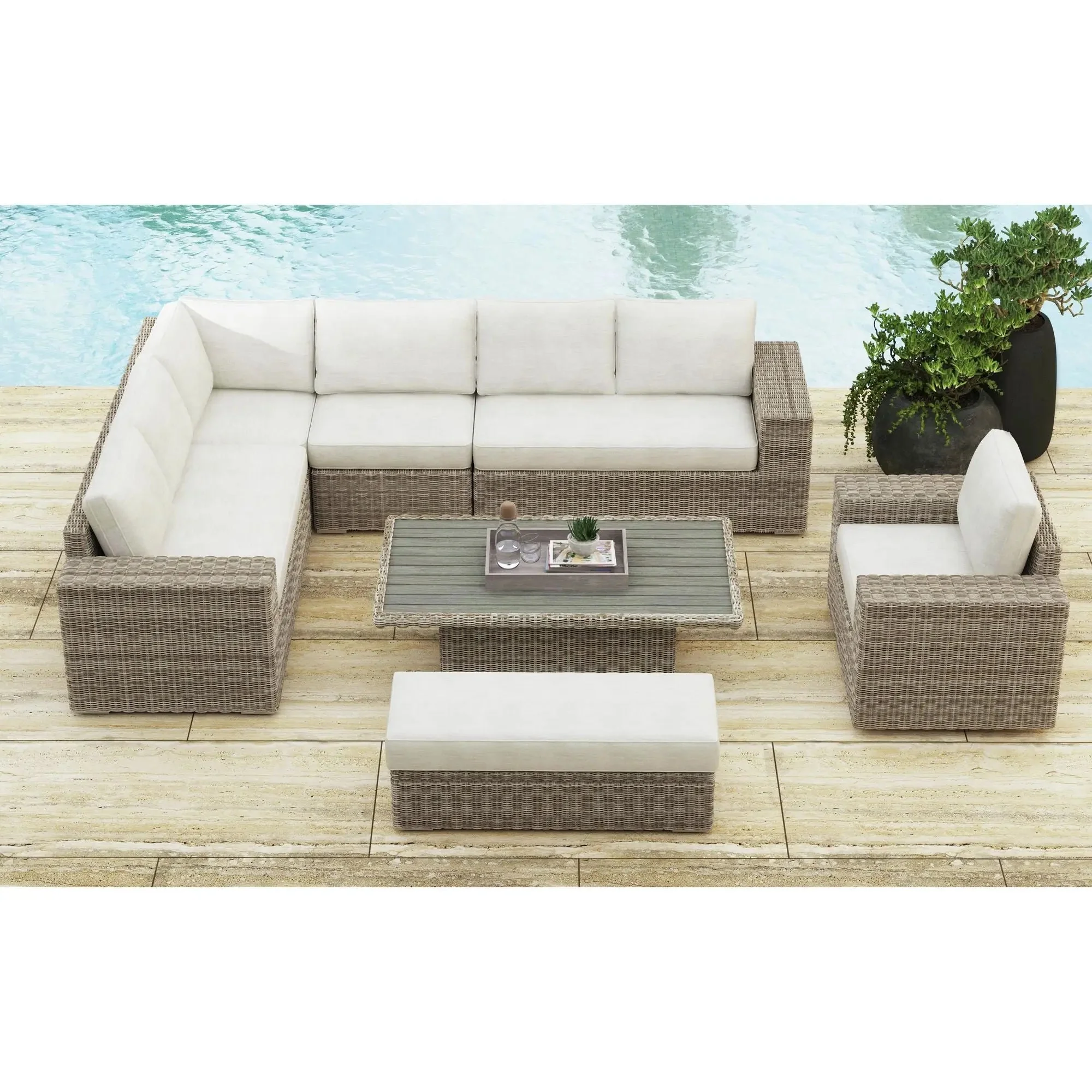Carmona Outdoor Coffee Table - Image 6