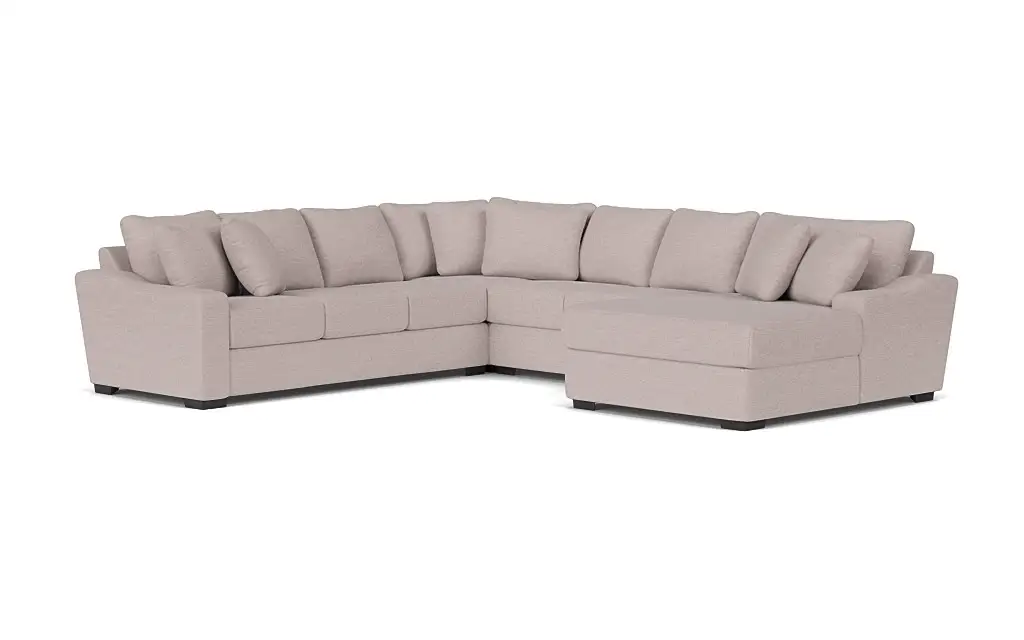 Casper Crypton Performance Extra Large Tux Loveseat Chaise Sectional Custom - Image 4
