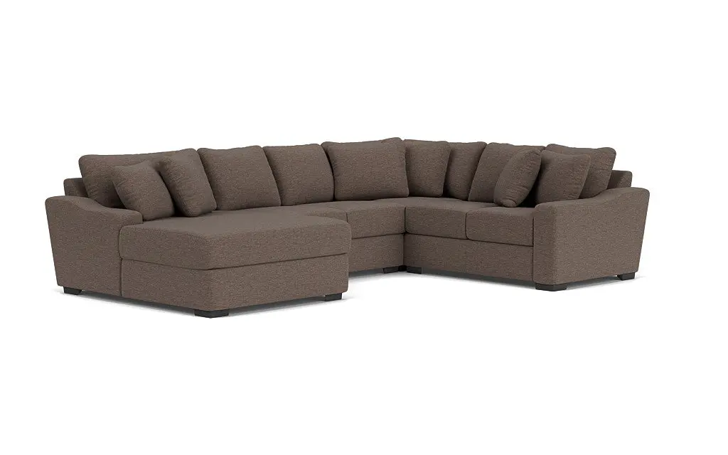 Casper Crypton Performance Tux Loveseat Chaise Sectional Custom - Image 2