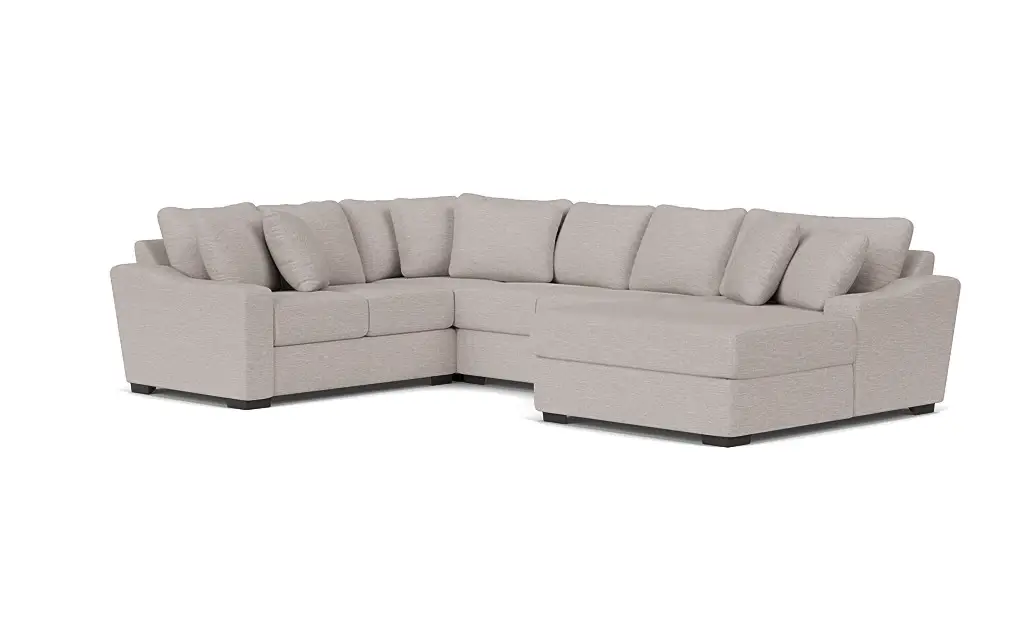 Casper Crypton Performance Tux Loveseat Chaise Sectional Custom - Image 3