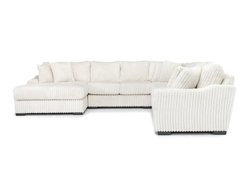 Casper Extra Large Tux Loveseat Chaise Sectional - Image 16
