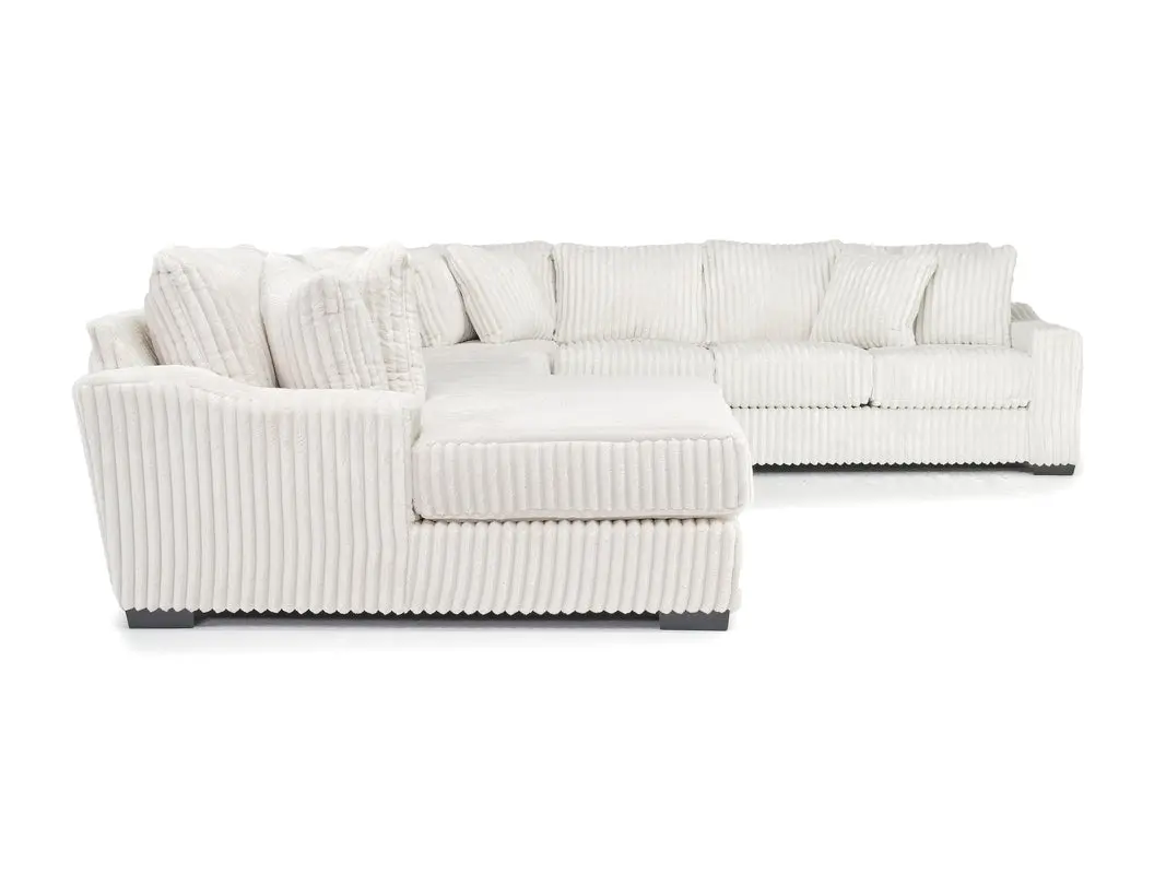Casper Extra Large Tux Loveseat Chaise Sectional - Image 17