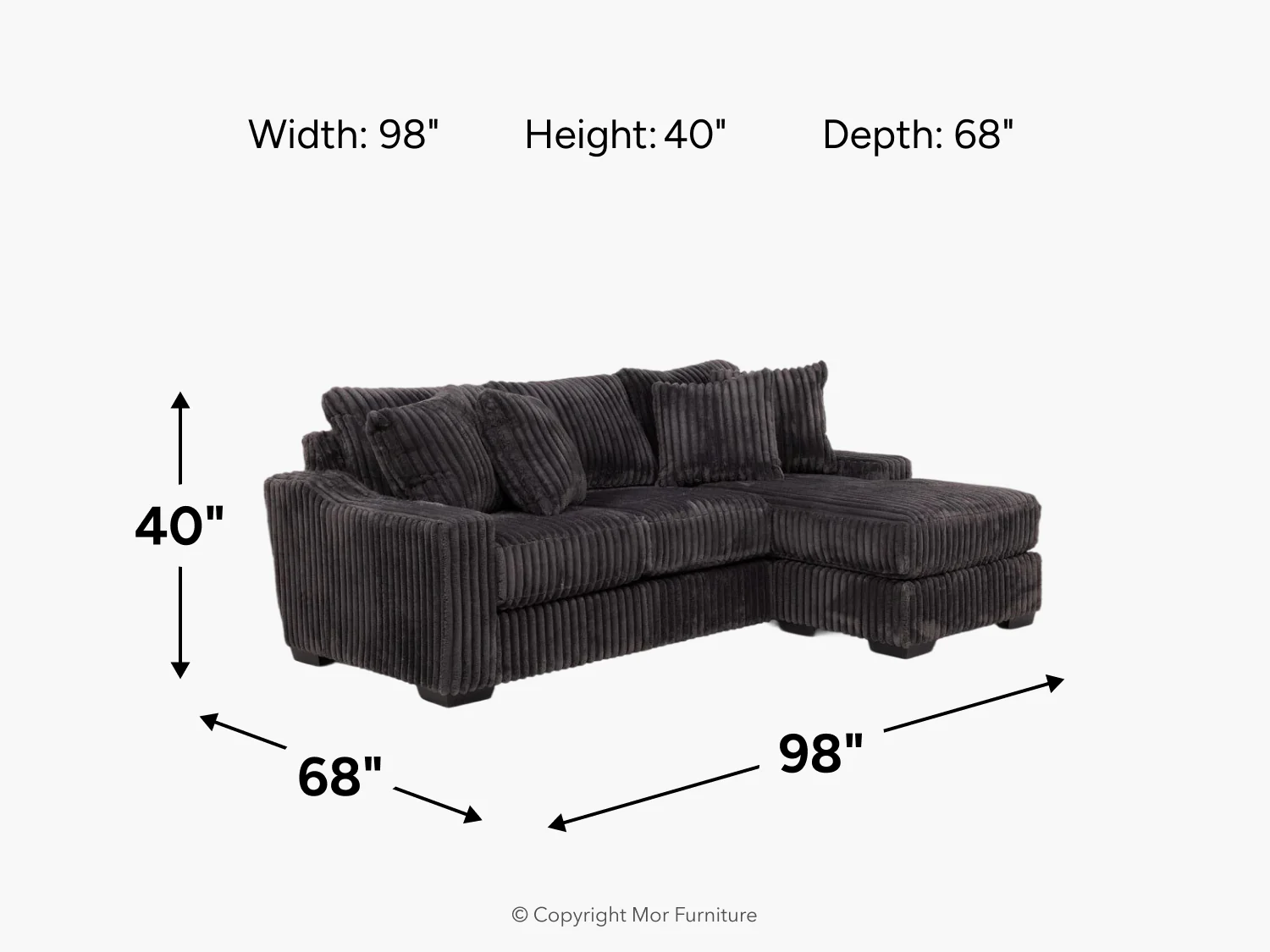 Casper Reversible Sofa Chaise - Image 6