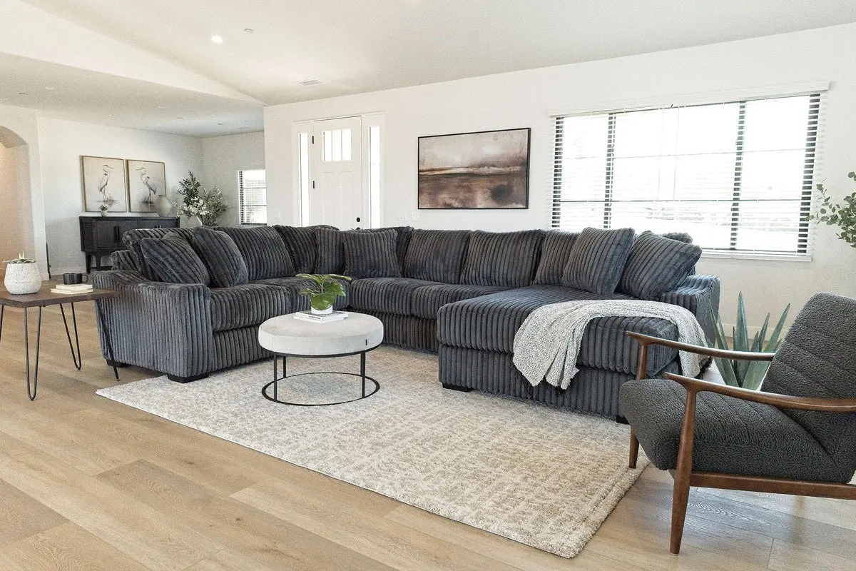 Casper Tux Loveseat Chaise Sectional - Image 13