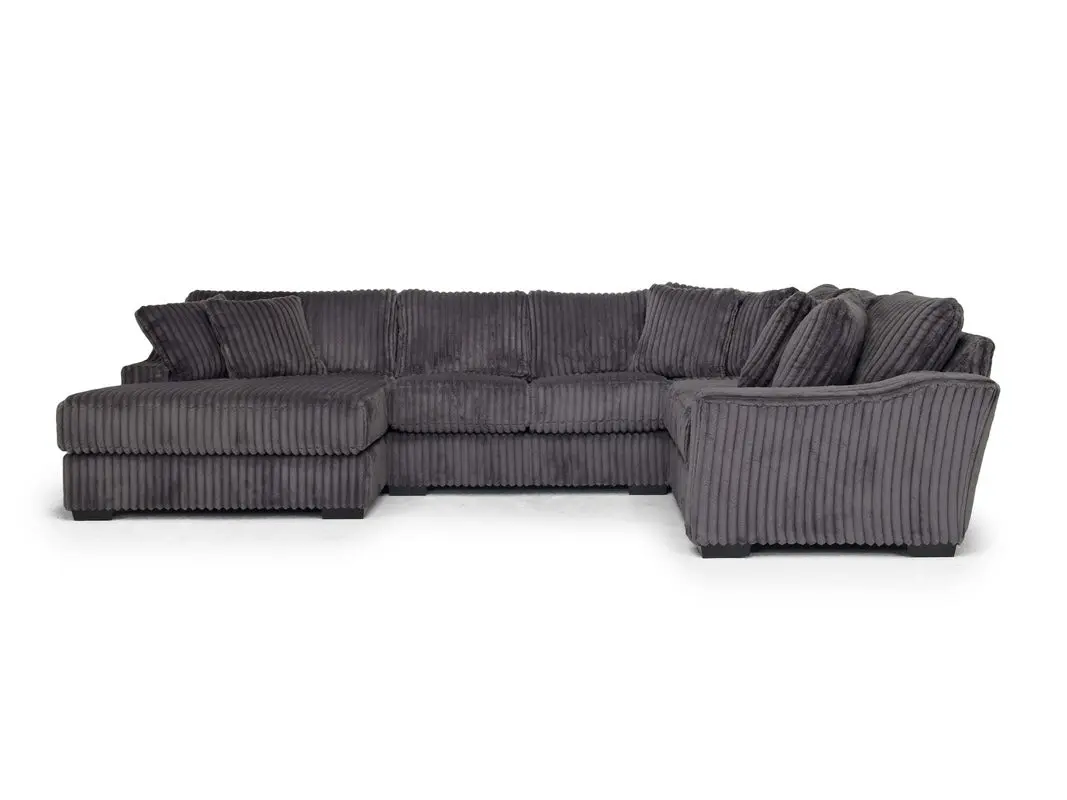 Casper Tux Loveseat Chaise Sectional - Image 2