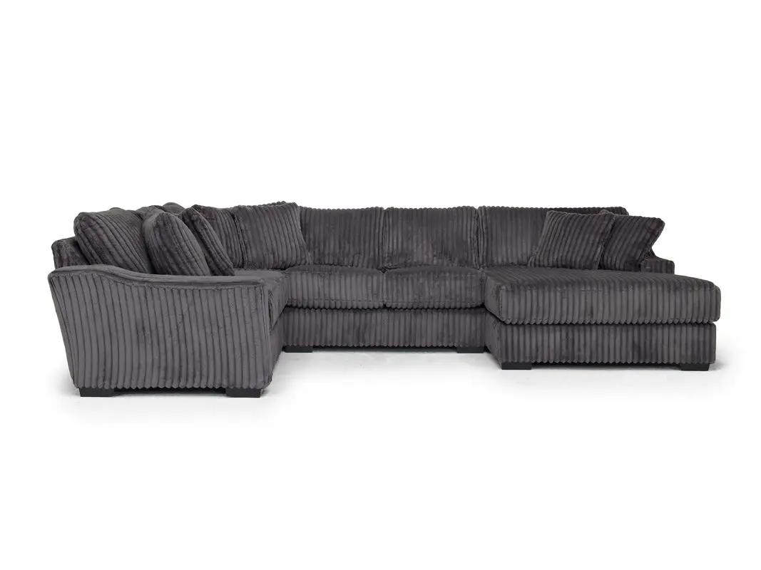 Casper Tux Loveseat Chaise Sectional - Image 9