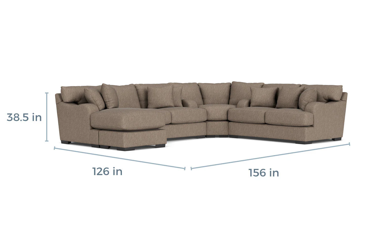 Catamaran 3 Piece Reversible Chaise Sectional - Image 5