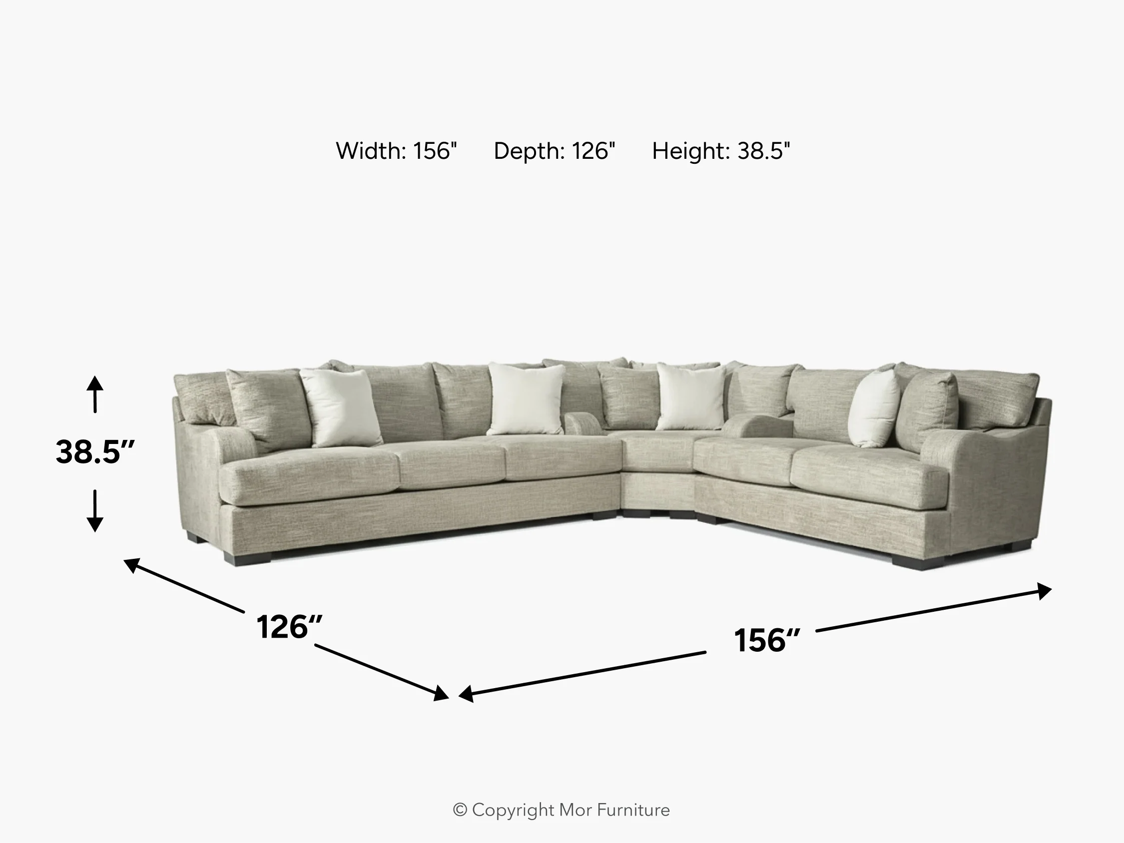 Catamaran 3 Piece Sectional - Image 6