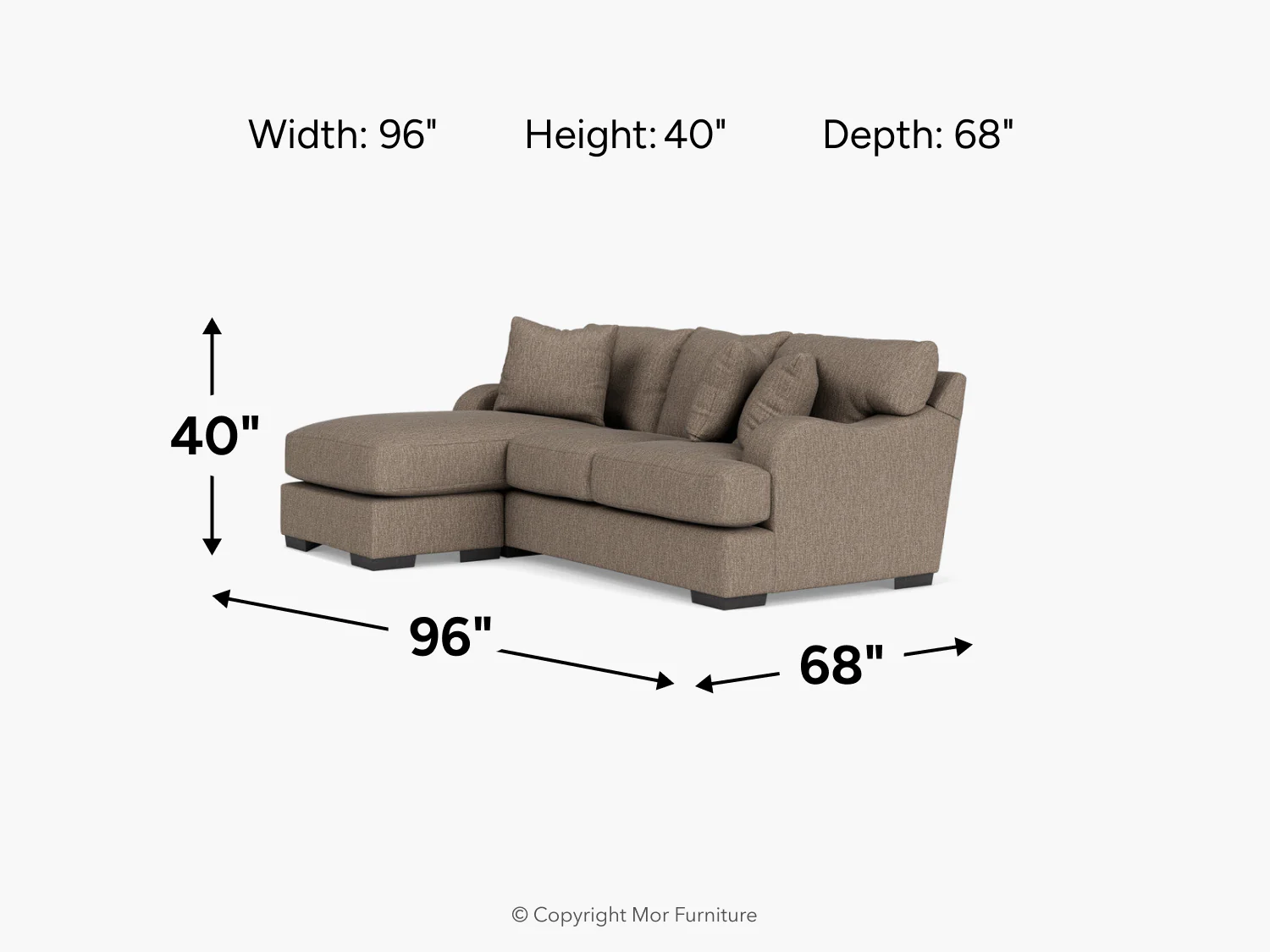 Catamaran Reversible Sofa Chaise - Image 3