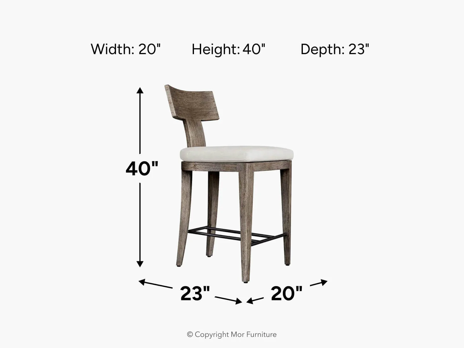 Celini Outdoor Counter Height Stool - Image 10